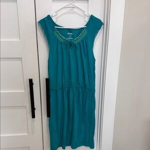 Old Navy Turquoise Sleeveless Dress